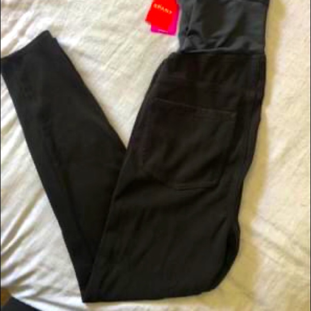 Spanx Maternity Pants. “Mama Ankle Jean-ish Leggings” in Black. Size XL